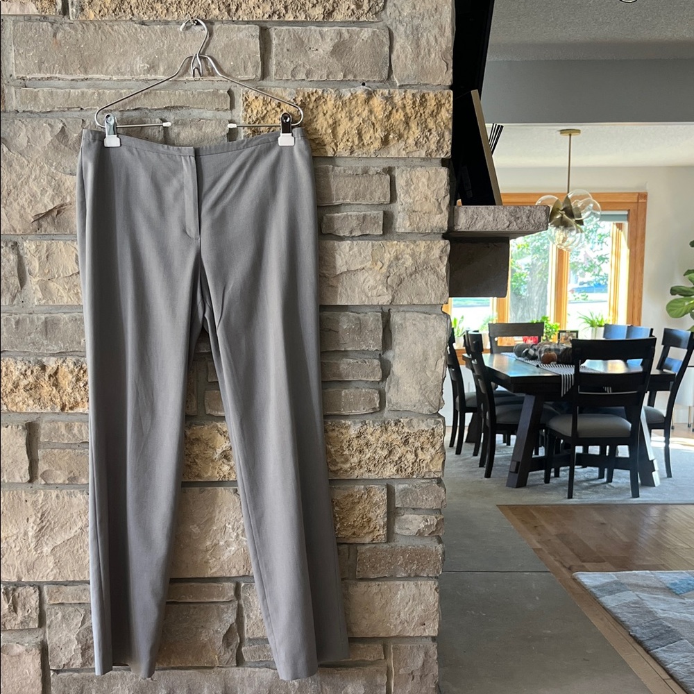Y2K Tahari Light Gray Dress Suit Pants Size 12